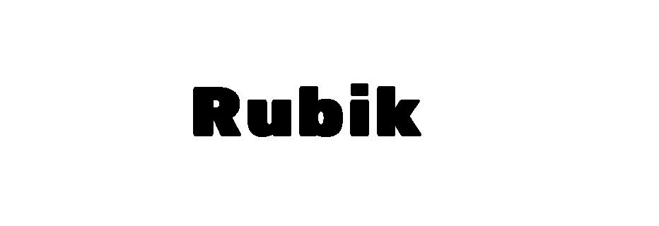 Rubik字体