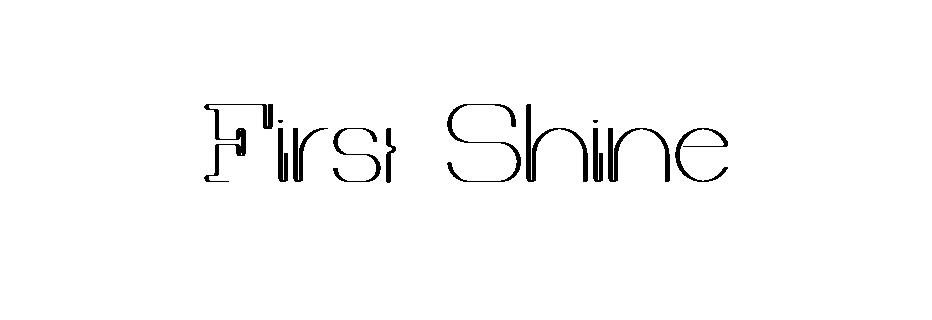 First Shine字体