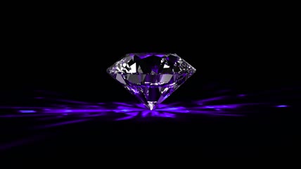 流光风格魅惑紫色钻石唯美背景