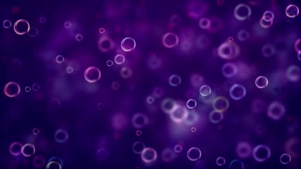 紫色气泡背景