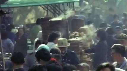 38.上世纪八十年代江南鱼米之乡镇江鱼市场菜市场