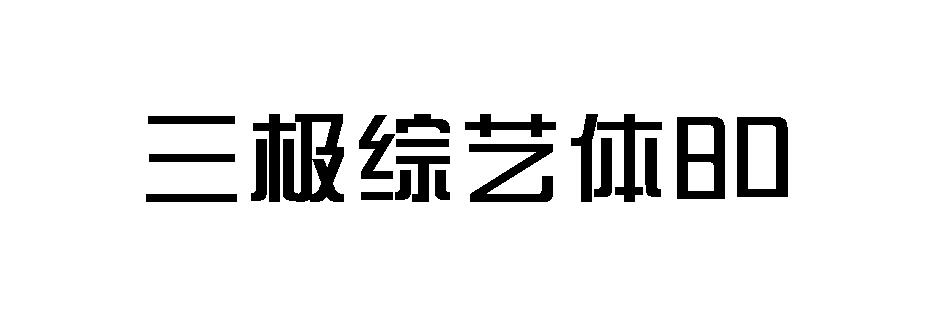 三极综艺体80
