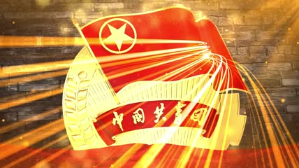 (无需插件)五四共青节片头AE模板1