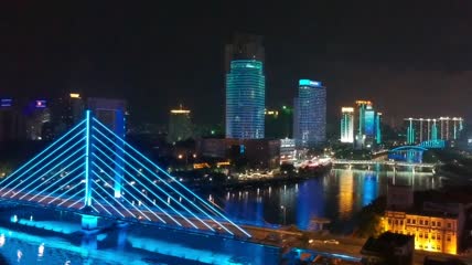 浙江宁波 高清视频素材 宁波航拍 地标建筑 城市宣传片 夜景