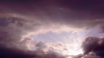 天空云层移动变幻阳光渲染氛围景色高清视频实拍