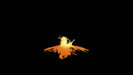 火山爆发 火山岩浆