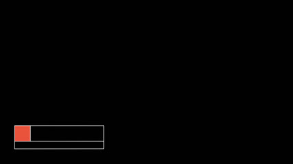矩形简约字幕条 透明通道