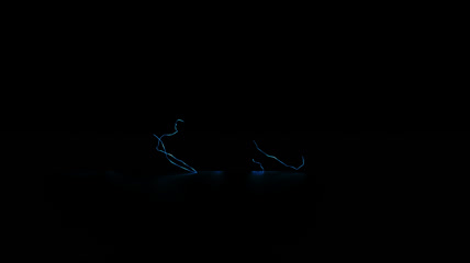 电流 能量 光波 透明通道