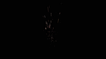 火花光束 烟花 火花四射 透明通道