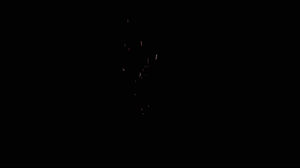 火花光束 烟花 火花四射 透明通道