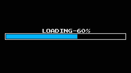 蓝色Loading 下载进度条 透明通道