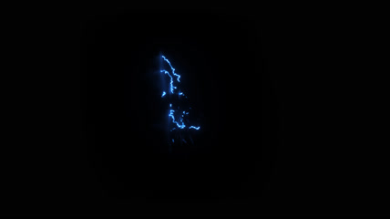 电流 能量 光波 闪电 透明通道