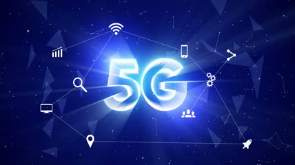 5G科技蓝色背景