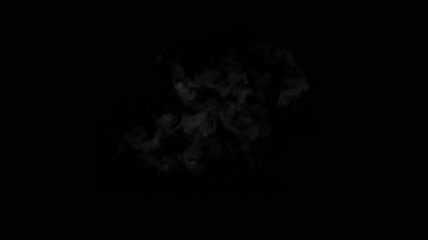 微弱的白色烟雾爆发14 透明通道