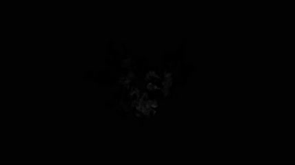 微弱的白色烟雾爆发9 透明通道