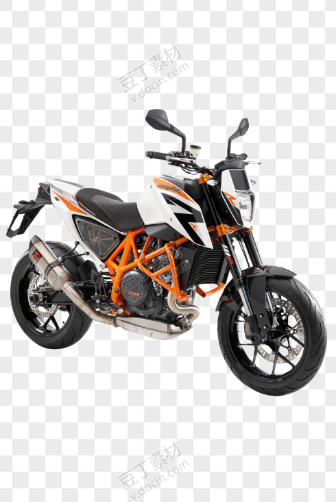 KTM 690杜克摩托车侧视