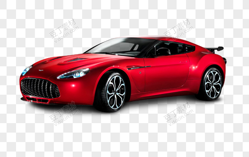阿斯顿马丁V12 Zagato红色跑车