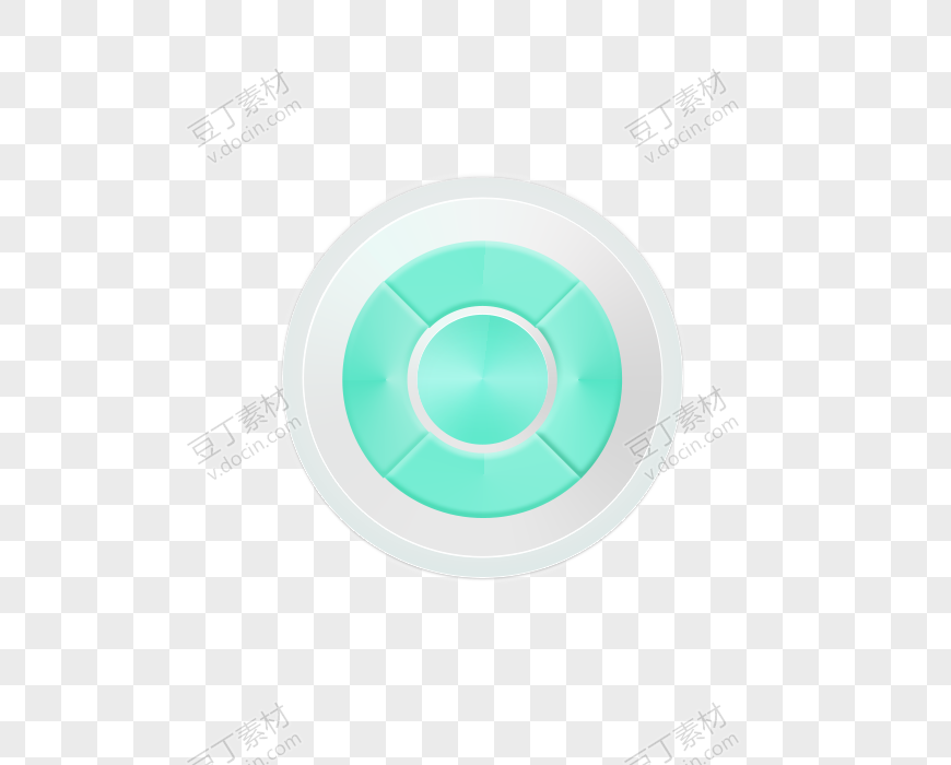 绿色按钮图标