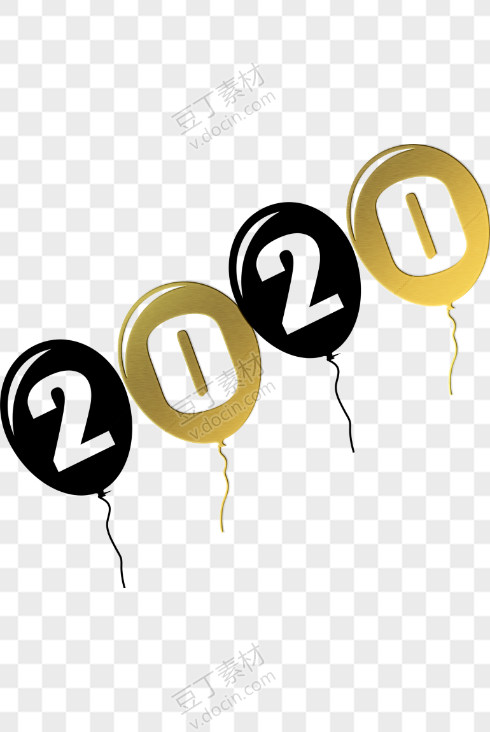 new-year- 2020气球