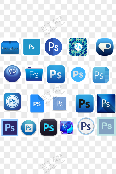 多种PS软件图标