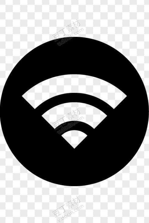 黑色wifi标志