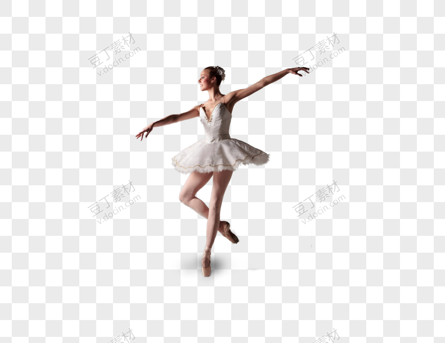 跳旋转芭蕾的女生