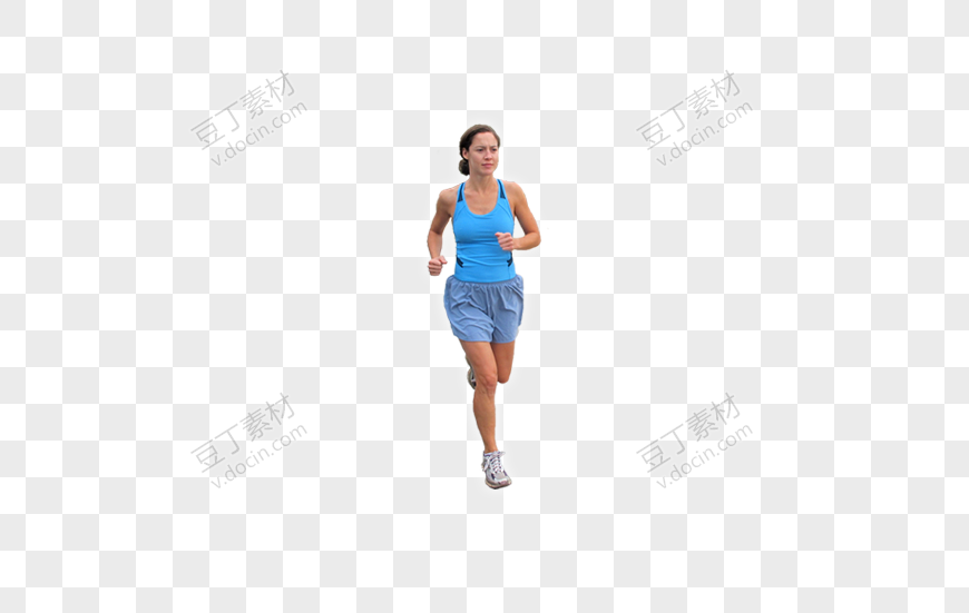 女生参加长跑