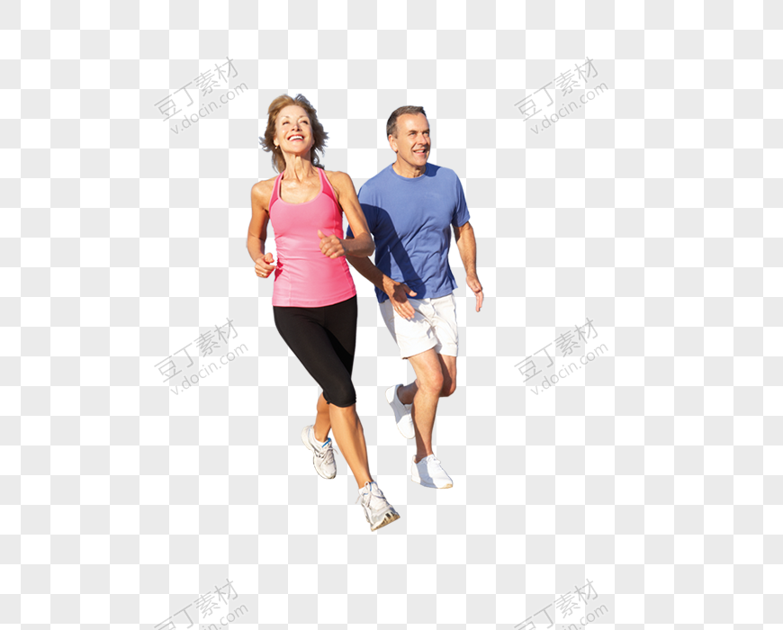 中年夫妻的跑步健身日常