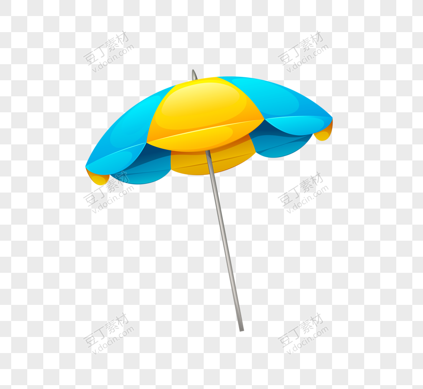 夏季元素太阳伞遮阳伞海边度假
