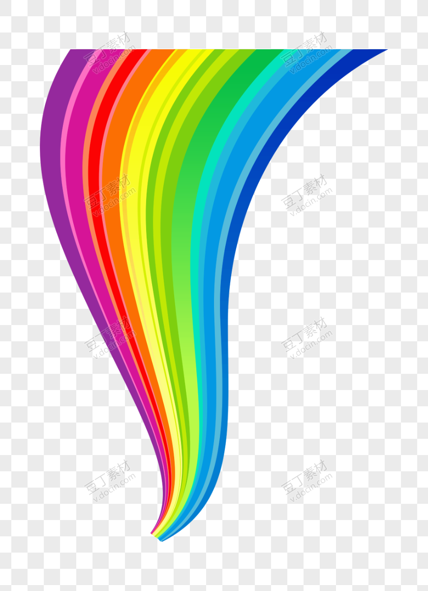 个性彩虹元素