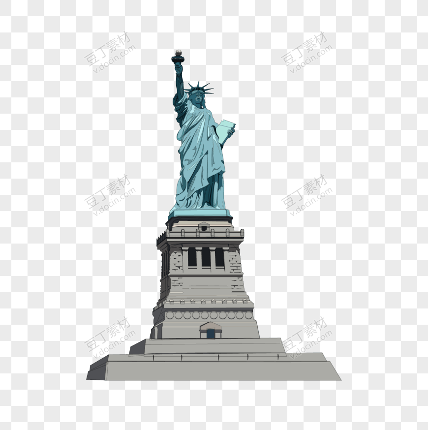 纽约漂亮的自由女神像