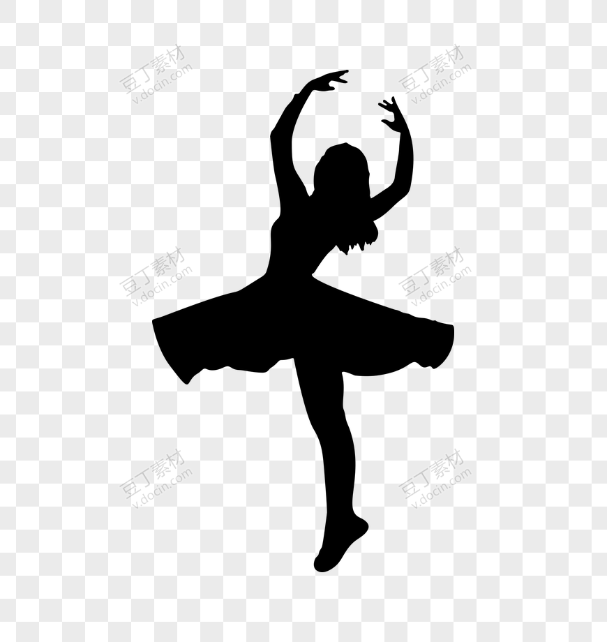练习跳芭蕾的基本舞姿