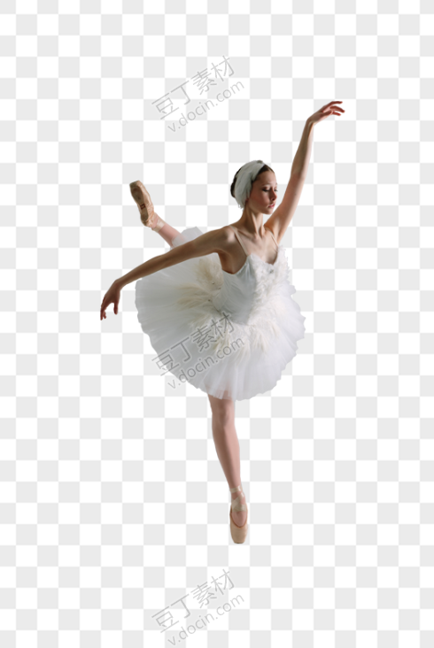 跳芭蕾舞的年轻女孩