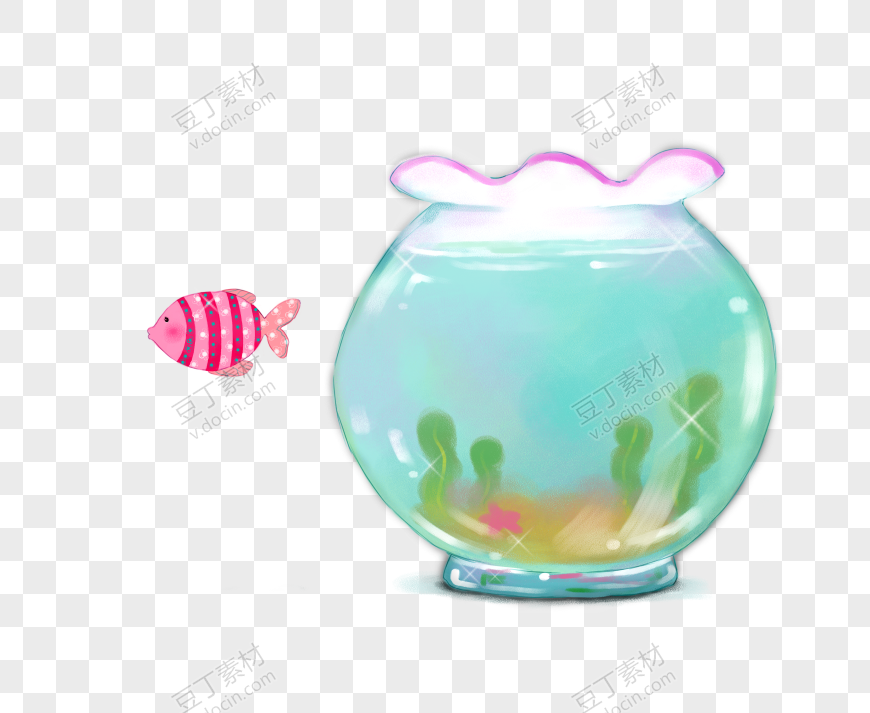 童话卡通鱼缸