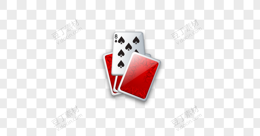 扑克牌红色花纸牌
