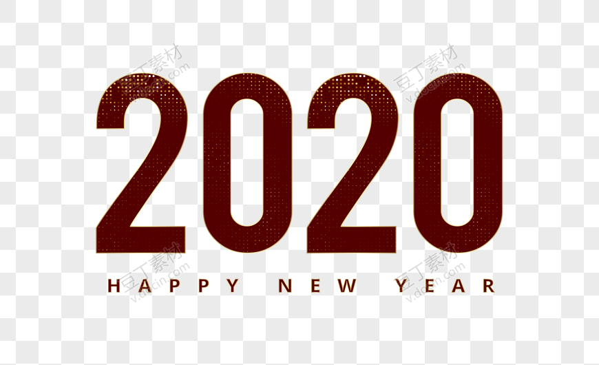 酒红色新年2020
