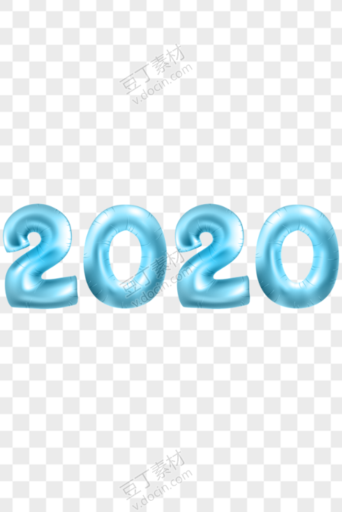 蓝色气球2020