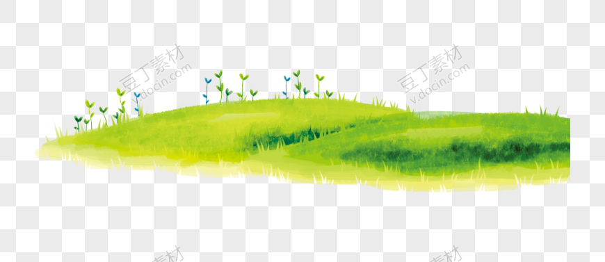 卡通绿色草坪