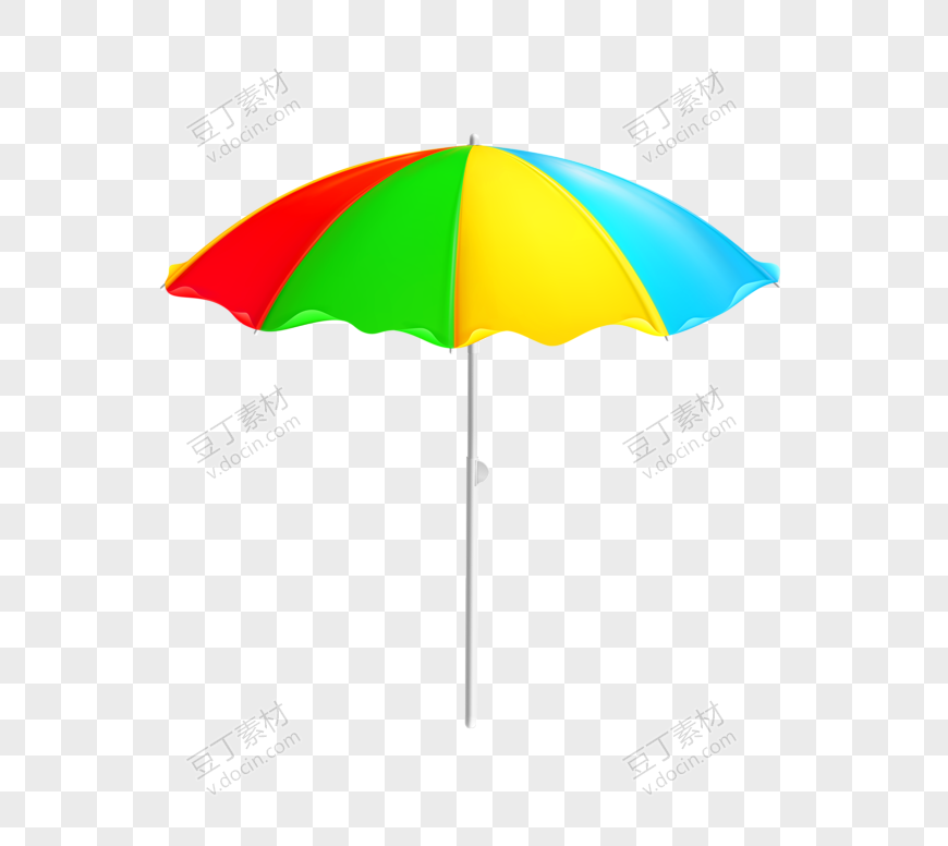 彩虹遮阳伞