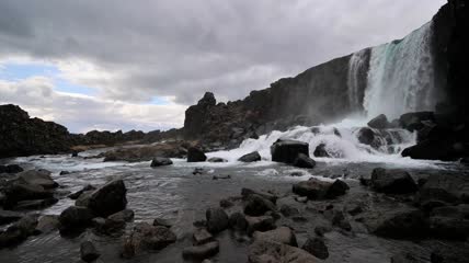 冰岛流水拍摄