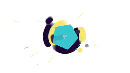 LOGO文字 简洁点线mg动画片头AE模板