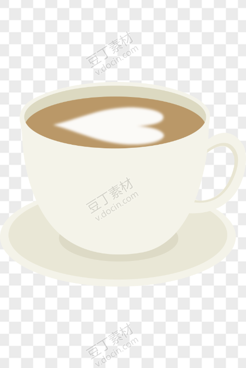 一杯咖啡装饰