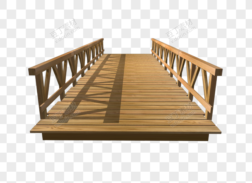 木制平板短桥