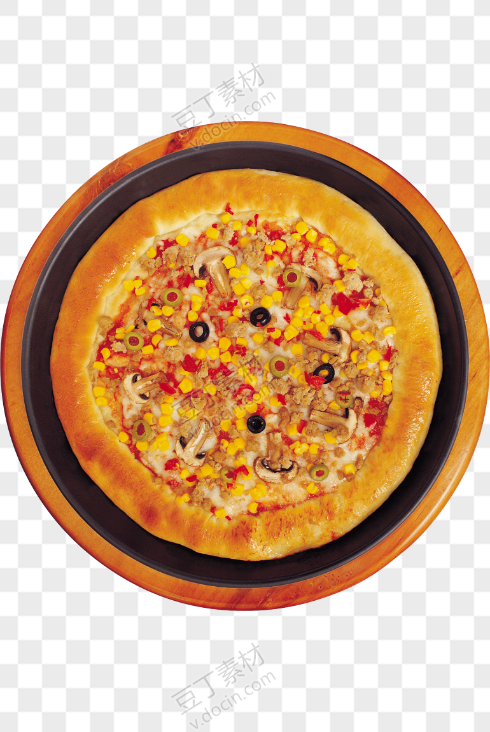 菌菇玉米披萨
