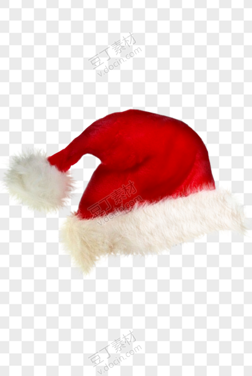 毛绒绒圣诞帽