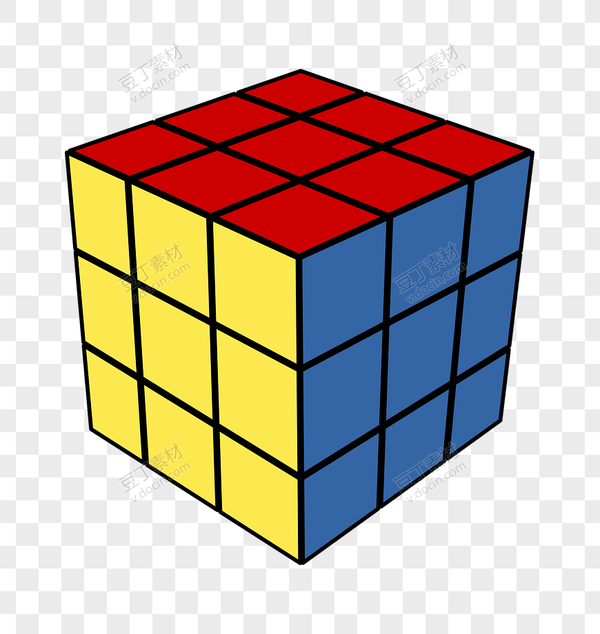 正方形魔方方块