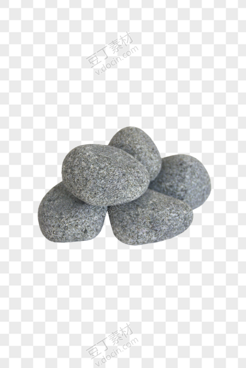 灰色椭圆鹅卵石