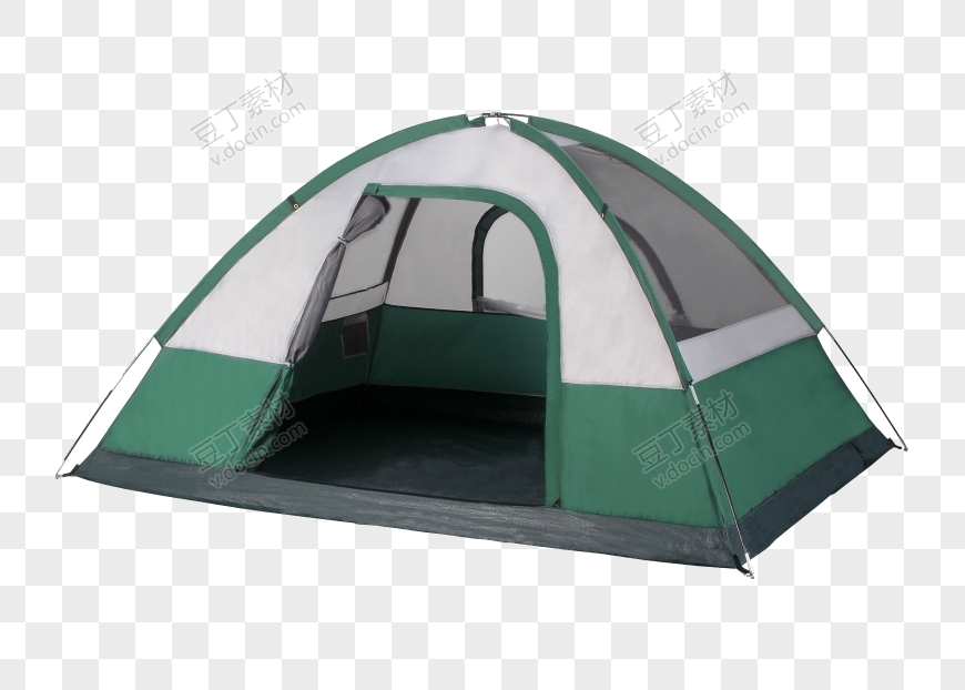 绿色营地帐篷