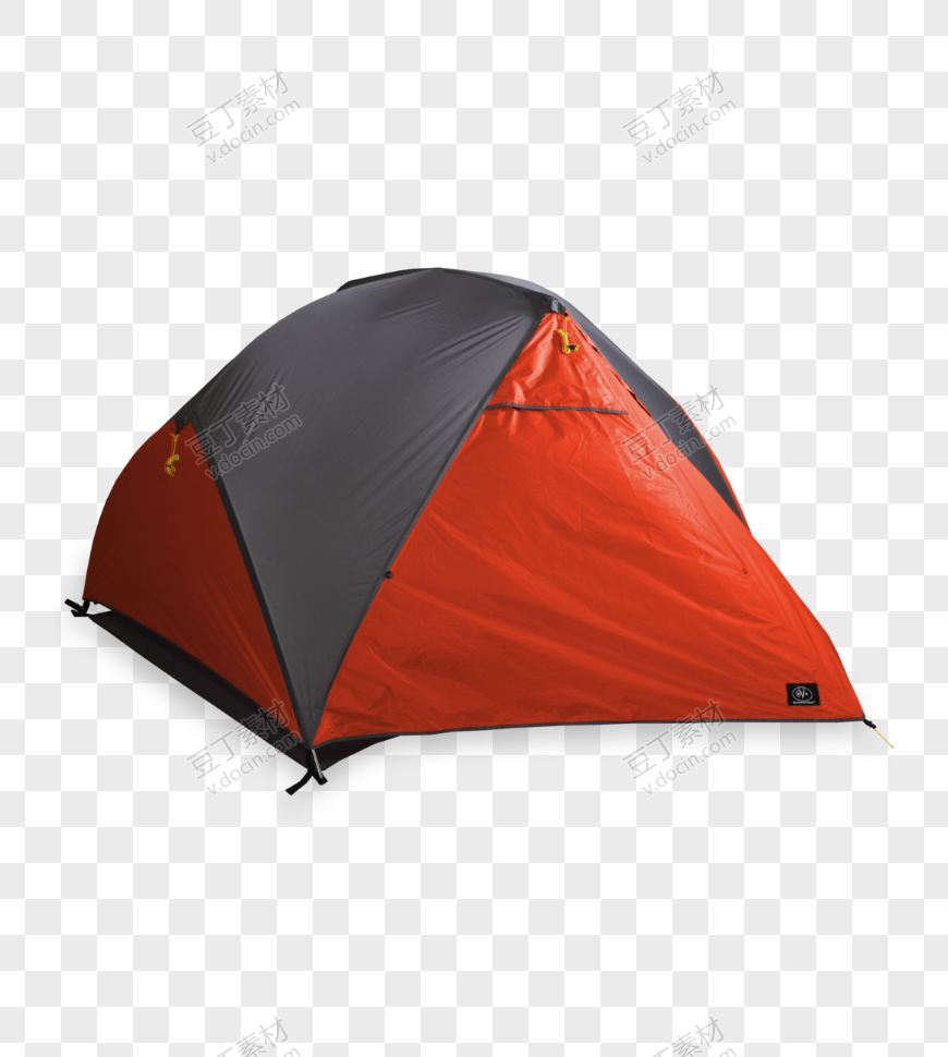 红灰拼色营地帐篷