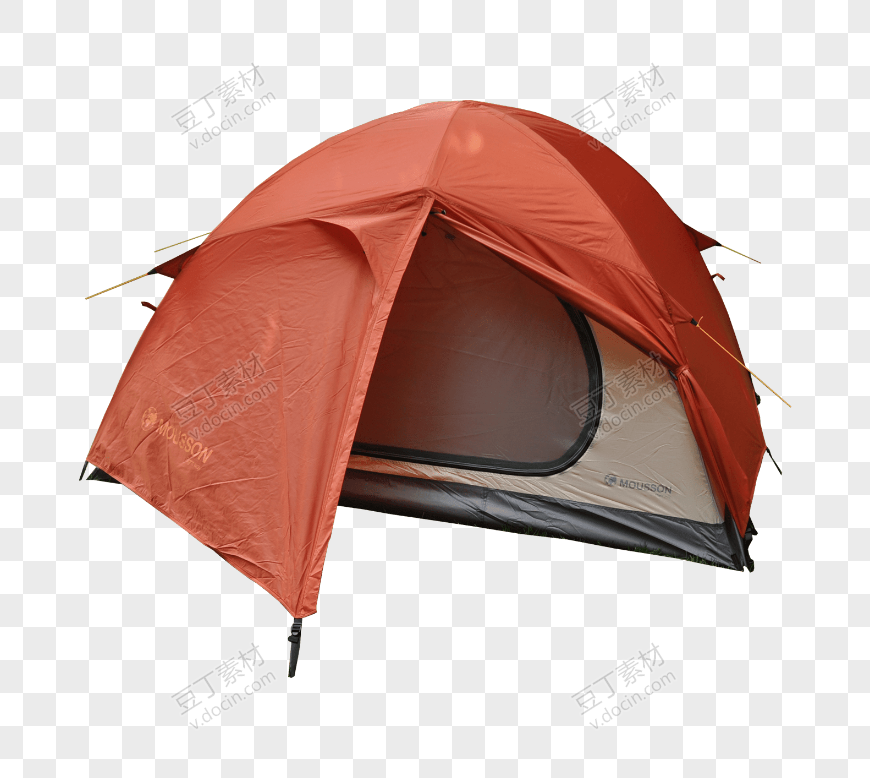红色户外帐篷